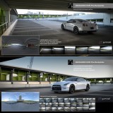 modern urban city rooftop car park hdri map and backplates pack